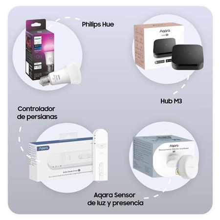 Combo Smarthings Philips Hue + Aqara Hub M3 + Sensor + Roller